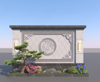 New Chinese Style Landscape Wall-ID:305685042