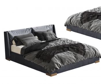Modern Double Bed-ID:666110997