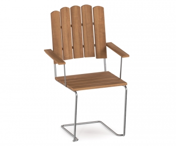 现代金属实木单椅-ID:833642965