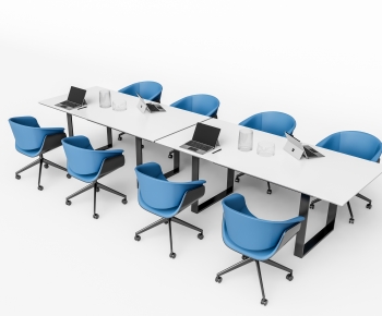 Modern Office Desk And Chair-ID:140877967