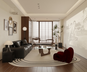 Modern A Living Room-ID:236800918