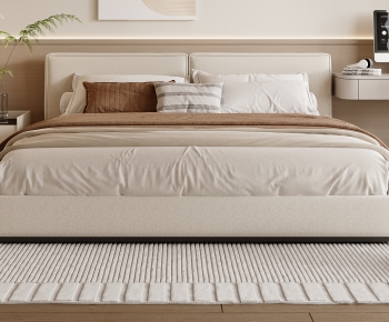Modern Double Bed-ID:488955023