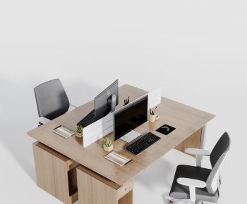 Modern Office Desk And Chair-ID:108139536