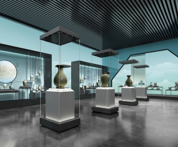 新中式陶瓷博物馆展厅-ID:101270764