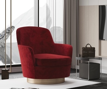 B&B Italia 现代布艺单人沙发3D模型