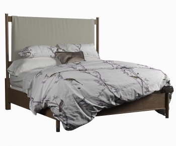 Modern Double Bed-ID:424117095
