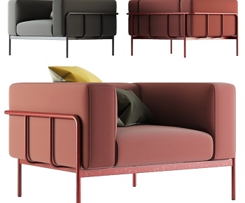 Cache 现代户外单人沙发3D模型