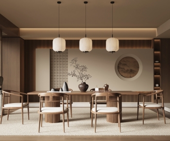New Chinese Style Dining Room-ID:439552074