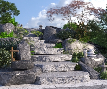 New Chinese Style Garden-ID:607147936