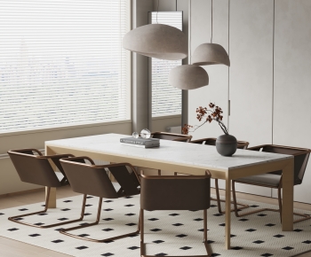 Modern Dining Table And Chairs-ID:751111037