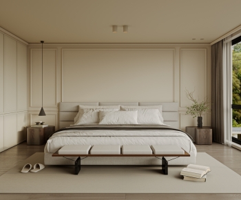 Wabi-sabi Style Bedroom-ID:544472935