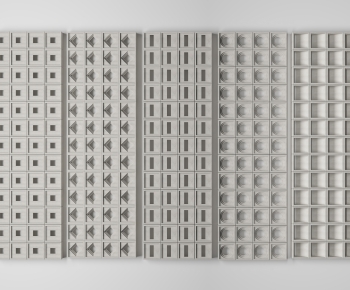 Modern Cement Brick Screen Partition-ID:828519115