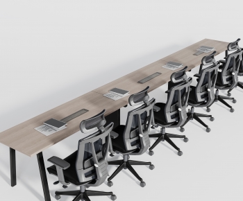 Modern Office Desk And Chair-ID:175440074