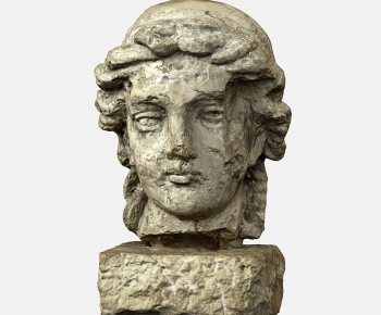 欧式女性头像雕塑-ID:576507099