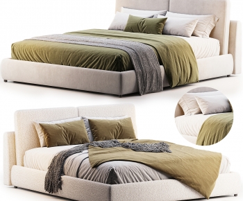 Modern Double Bed-ID:789314037