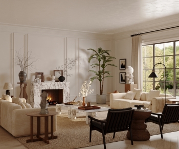 Modern A Living Room-ID:737613925