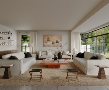 Modern A Living Room-ID:670114992