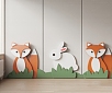 现代儿童卡通动物墙裙 护墙板