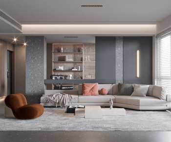 Modern A Living Room-ID:668256044