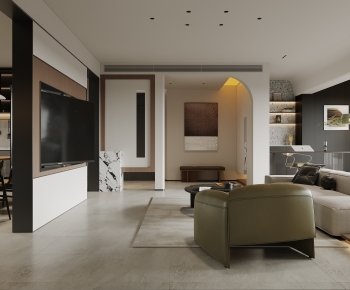 Modern A Living Room-ID:959548957