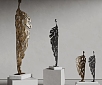 现代抽象金属人物雕塑摆件
