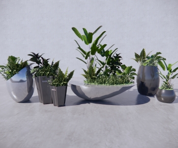 Modern Ground Green Plant Potted Plants-ID:591619094