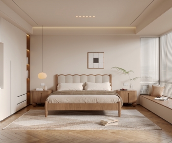 Wabi-sabi Style Bedroom-ID:148814921