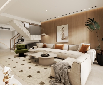 Modern A Living Room-ID:320255041