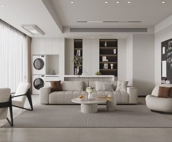Modern A Living Room-ID:633909945