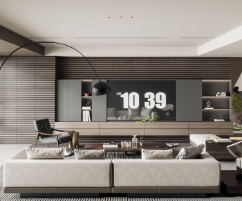 Modern A Living Room-ID:989089012