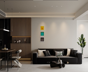 Modern A Living Room-ID:461028103