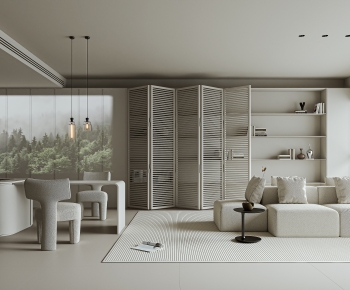 Modern A Living Room-ID:962395911
