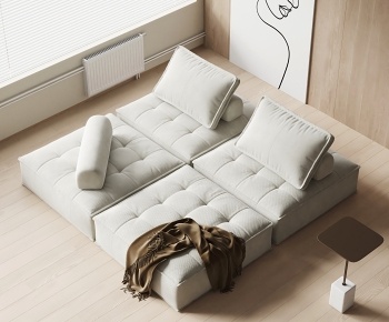 Poliform 现代豆腐块多人沙发3D模型
