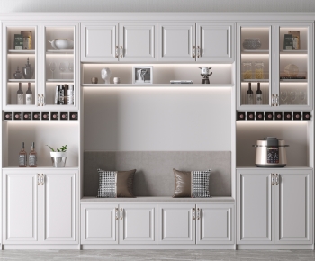 American Style Wine Cabinet-ID:587439533