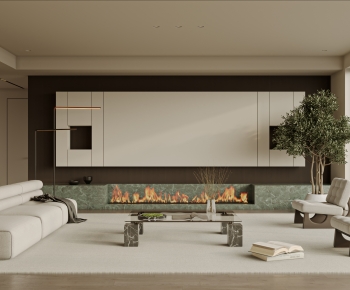 Modern A Living Room-ID:507733113