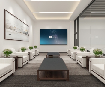 New Chinese Style Office Living Room-ID:158100123