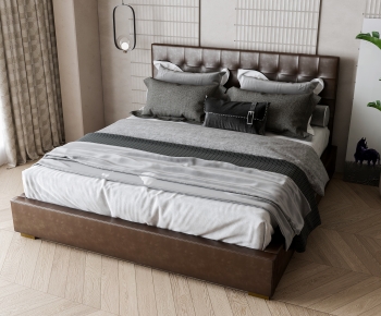 American Style Double Bed-ID:630999099