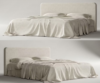 Modern Double Bed-ID:734534984