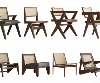 Wabi-sabi Style Lounge Chair-ID:613193043
