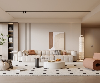 Modern A Living Room-ID:530354985