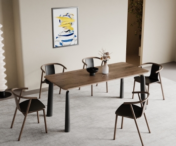Modern Dining Table And Chairs-ID:497172126