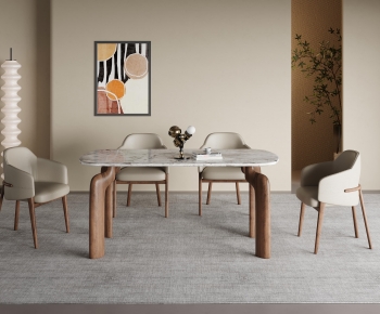 Modern Dining Table And Chairs-ID:365587002