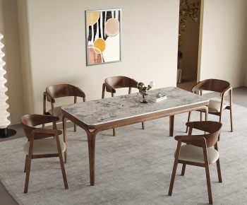 Modern Dining Table And Chairs-ID:627444982