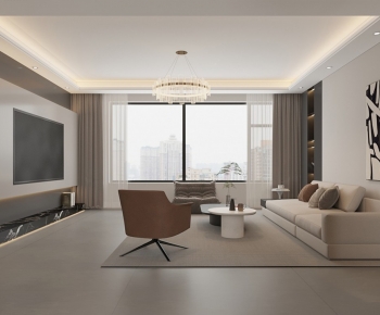 Modern A Living Room-ID:250581039
