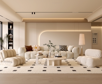 Modern A Living Room-ID:355434894