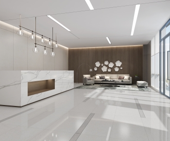 Modern Office Reception Desk-ID:133265977