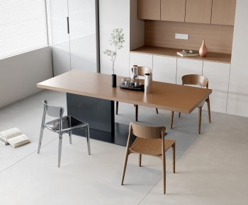 Modern Dining Table And Chairs-ID:877165089