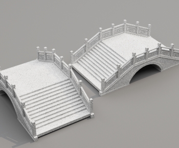 中式石拱桥-ID:883090975