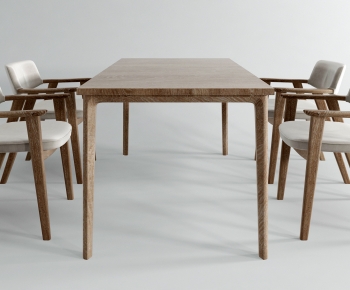 Wabi-sabi Style Dining Table And Chairs-ID:387161977