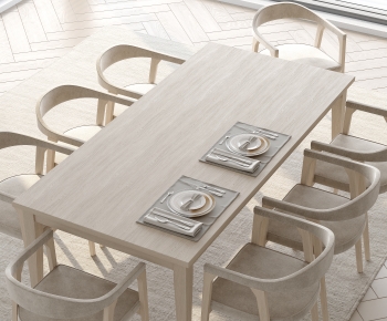 Modern Dining Table And Chairs-ID:425888063